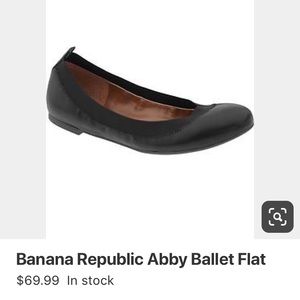 Banana republic Abby flat size 8